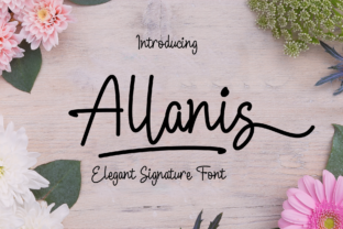 Allanis Handwritten Font for Crafters & Sellers