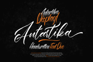 Antartika Duo: A Bold Handwritten Font for Scroll-Stopping Campaigns
