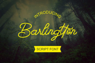 Barlingtton Script: A Handwritten Font for Editorial Warmth