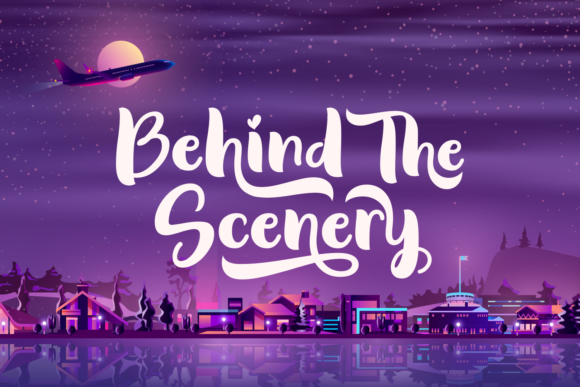 Behind the Scenery: A Handwritten Font That Breathes Life Into Quiet Moments