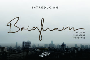 Brigham Script: A Handwritten Font That Feels Human, Not Hectic