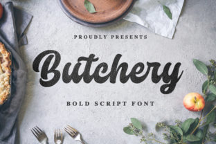 Butchery Font: A Handwritten Script That Feels Like a Warm Invitation
