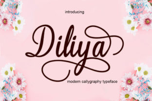 Diliya: A Modern Script Font for Digital Branding