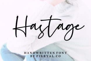 Hastage: A Handwritten Font That Feels Like a Thoughtful Pause