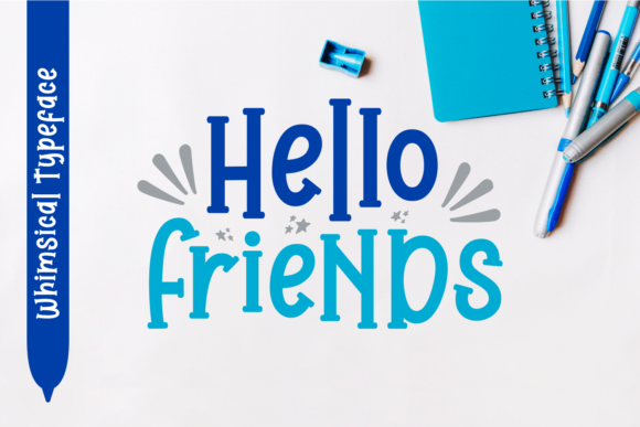 Hello Friends: A Friendly Handwritten Font for Real Business Branding