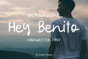 Hey Benito: A Light Handwritten Font That Feels Like Real Ink