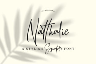 Natthalie: A Light, Sophisticated Handwritten Font for Real Branding