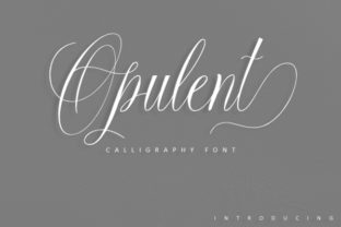 Opulent Script: Elegant Handwritten Font for Crafters & Sellers