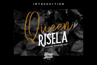 Queen Risela: A Bold Handwritten Typeface for Editorial Impact