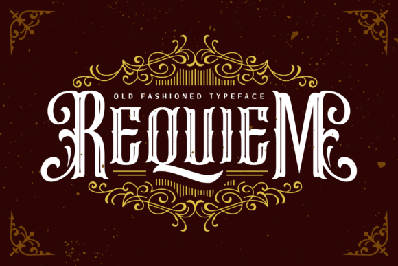 Requiem Blackletter Font for Handmade Creators