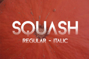Squash Effect: A Bold Sans Serif Font for Handmade Brands