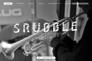 Srubble: A Hand-Drawn Script Font with Quiet Confidence