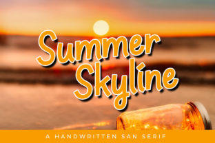 Summer Skyline: A Playful Handwritten Font for Digital Brands