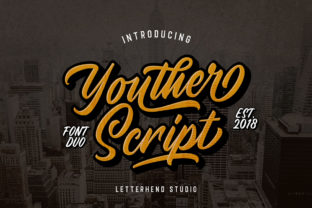 Youther Duo: A Vintage Script Font That Actually Works in Branding